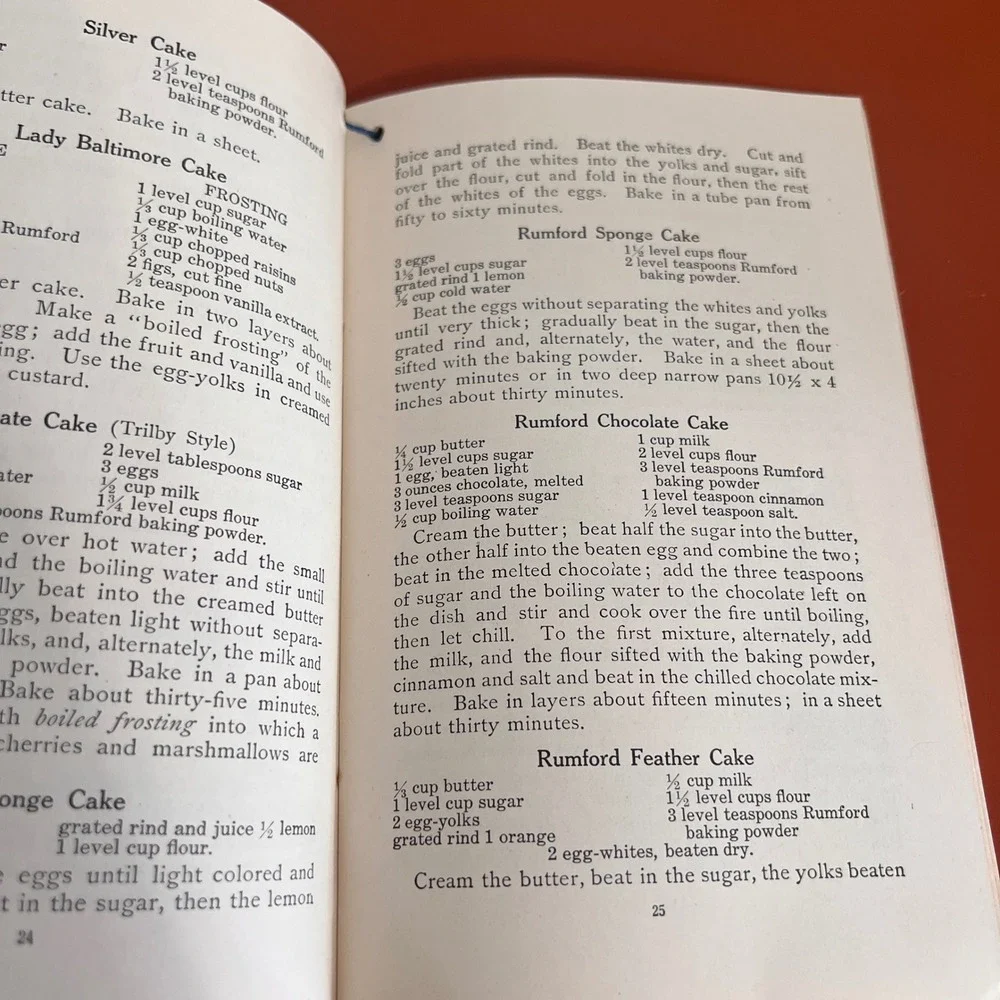 The Rumford Way of Cookery and Household Economy Vtg Cookbook Janet Hill